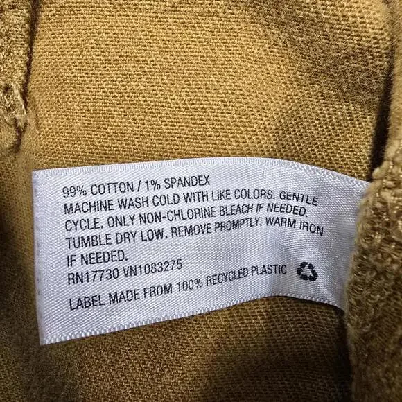 Universal Thread Women's Mustard Yellow Wide Leg Pants Size 14/32 - Picture 5 of 6